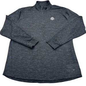 Anderson Ord Quarter Zip Shirt Mens XXL Performance Apparel Golf Log Sleeve